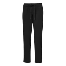 Pantaloni casual cu talie înaltă, culoare solidă, mărimi asiatice „Negru”