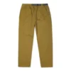 Pantaloni casual țesuți, cu croi drept și conic, mărimi asiatice „Dark Moss Green”