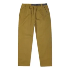 Pantaloni casual țesuți, cu croi drept și conic, mărimi asiatice „Dark Moss Green”