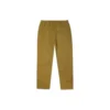 Pantaloni casual țesuți, cu croi drept și conic, mărimi asiatice „Dark Moss Green”