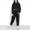 Pantaloni Colourblock Shine Mărimi asiatice „Negru”