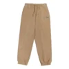 Pantaloni cu croială largă, cu patch-uri pe partea stângă, vopsiți cu pigmenți, mărime asiatică „Khaki”