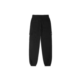 Pantaloni de jogging cargo cu logo tricotat, mărimi asiatice „Negru” Pantaloni de jogging cargo cu logo tricotat, mărimi asiatice „Negru”
