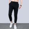 Pantaloni de jogging cu logo tricotat, mărimi asiatice „Negru”