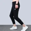 Pantaloni de jogging cu logo tricotat, mărimi asiatice „Negru”