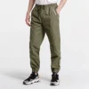 Pantaloni de jogging din țesătură, mărimi asiatice, „Verde militar”