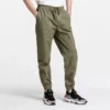 Pantaloni de jogging din țesătură, mărimi asiatice, „Verde militar”