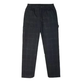 Pantaloni de lemnari din lână în carouri Mărimi asiatice „Black”