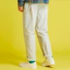 Pantaloni de tâmplar țesuți, mărimi asiatice „White”