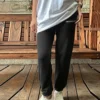 Pantaloni de trening cu logo, mărimi asiatice „Black”