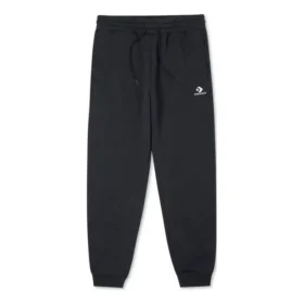 Pantaloni de trening din fleece cu croială standard și broderie în formă de stea, model Go-To, mărimi asiatice „Negru”