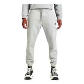 Pantaloni de trening din fleece cu croială standard și broderie în formă de stea, mărime asiatică „Gri”