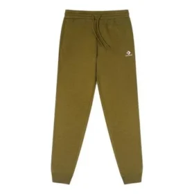 Pantaloni de trening din fleece cu croială standard și broderie în formă de stea, mărimi asiatice „Green”