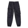 Pantaloni din țesătură elastică Mărimi asiatice „Negru”