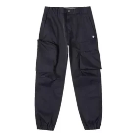Pantaloni din țesătură elastică Mărimi asiatice „Negru”