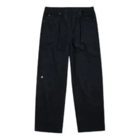 Pantaloni din velur cu talie elastică, mărimi asiatice „Negru”