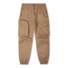 Pantaloni țesuți confortabili și practici, mărimi asiatice „Maro”