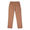 Pantaloni lungi casual pentru bărbați Converse cu logo, culoare solidă, talie elastică, maro