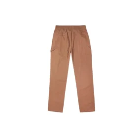 Pantaloni lungi casual pentru bărbați Converse cu logo, culoare solidă, talie elastică, maro Pantaloni lungi casual pentru bărbați Converse cu logo, culoare solidă, talie elastică, maro