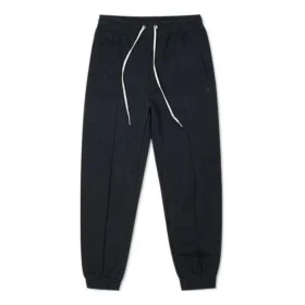 Pantaloni/pantaloni de sport/pantaloni de jogging cu Șireturi, culoare solidă, negru închis