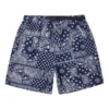 Pantaloni scurți cu model Paisley Mărimi asiatice „Navy”