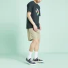 Pantaloni scurți din țesătură, mărimi asiatice „Khaki”