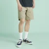 Pantaloni scurți din țesătură, mărimi asiatice „Khaki”