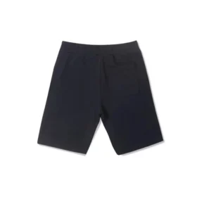 Pantaloni scurți din fleece cu croială standard și broderie în formă de stea, mărimi asiatice „Negru” Pantaloni scurți din fleece cu croială standard și broderie în formă de stea, mărimi asiatice „Negru”