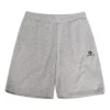 Pantaloni scurți din fleece Go-To Embroidered Star Chevron cu croială standard, mărimi asiatice „Gri”