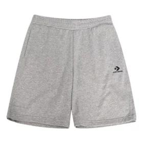Pantaloni scurți din fleece Go-To Embroidered Star Chevron cu croială standard, mărimi asiatice „Gri” Pantaloni scurți din fleece Go-To Embroidered Star Chevron cu croială standard, mărimi asiatice „Gri”