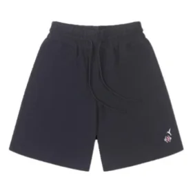 Pantaloni scurți din tricot de lungime medie cu logo Mărimi asiatice „Negru” Pantaloni scurți din tricot de lungime medie cu logo Mărimi asiatice „Negru”