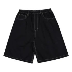 Pantaloni scurți largi cu 5 buzunare, mărimi asiatice „Negru”