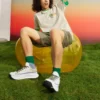 Pantaloni scurți largi Utility 9″ Mărime asiatică „Mossy Sloth”