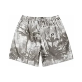Pantaloni scurți Palm Trees 7″ Mărimi asiatice „Black Palm”