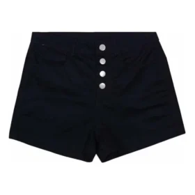Pantaloni scurți sportivi cu talie înaltă Mărimi asiatice „Negru”