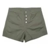 Pantaloni scurți sportivi cu talie înaltă Mărimi asiatice „Olive Green”