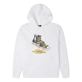Pantofi cu imprimeu, căptușiți cu fleece, albi