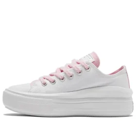 Pantofi cu platformă Chuck Taylor All Star Move CX „White Sunrise Pink”