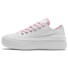 Pantofi cu platformă Chuck Taylor All Star Move CX „White Sunrise Pink”
