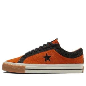 Pantofi de skate casual retro One Star, seria Anul Nou, portocalii, unisex
