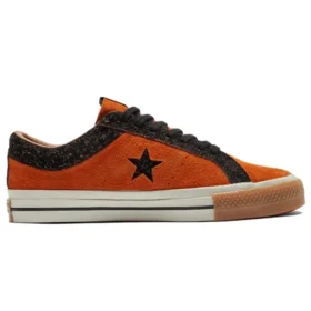 Pantofi de skate casual retro One Star, seria Anul Nou, portocalii, unisex
