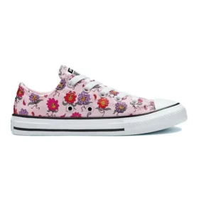 Pantofi din pânză Chuck Taylor All Star K „Roz-violet multicolor”