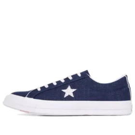 Pantofi One Star Ox din pânză Albastru/Alb