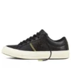 Pantofi One Star OX „Negru/Alb” din piele