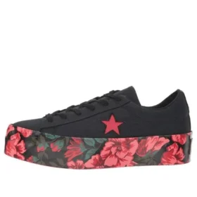 Pantofi One Star Ox Negru/Roșu
