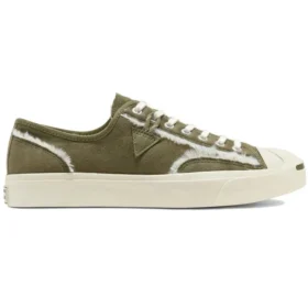 Piele căptușită cu blană artificială Jack Purcell „Green White”