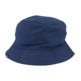 Pălărie de pescuit reversibilă cu patch-uri în carouri „Albastru”