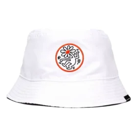 Pălărie reversibilă Converse x Keith Haring „Alb”