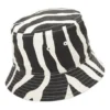 Pălărie reversibilă Zebra Bucket „Black”