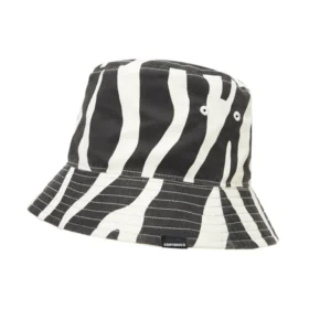 Pălărie reversibilă Zebra Bucket „Black”